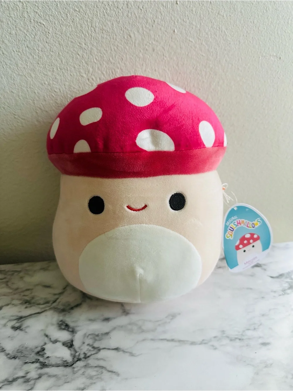 Squishmallows Malcom Mushroom Plush with Hang Tag | Super Soft Collectible